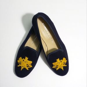SOLD!!!!! ⚜ Stubbs & Wootton Loafers with Gold Embroidery ⚜
